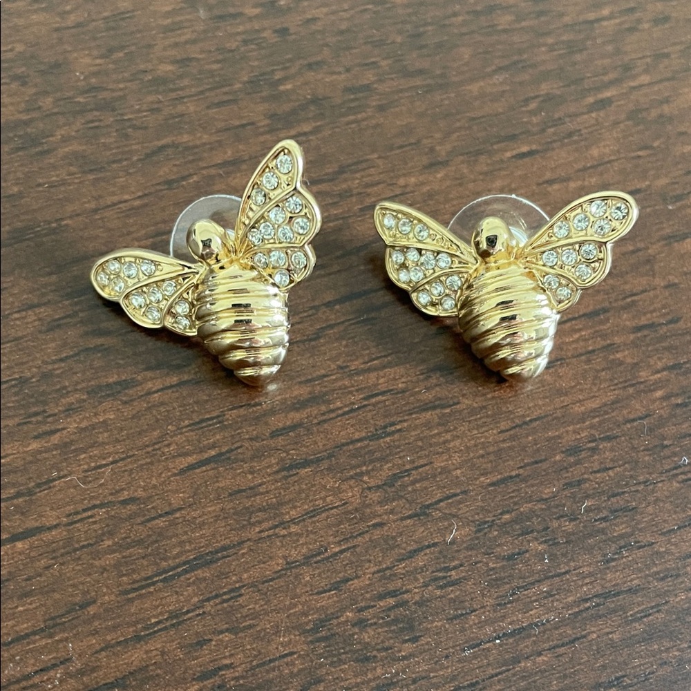Lilly Pulitzer Gold Bee Stud Earrings